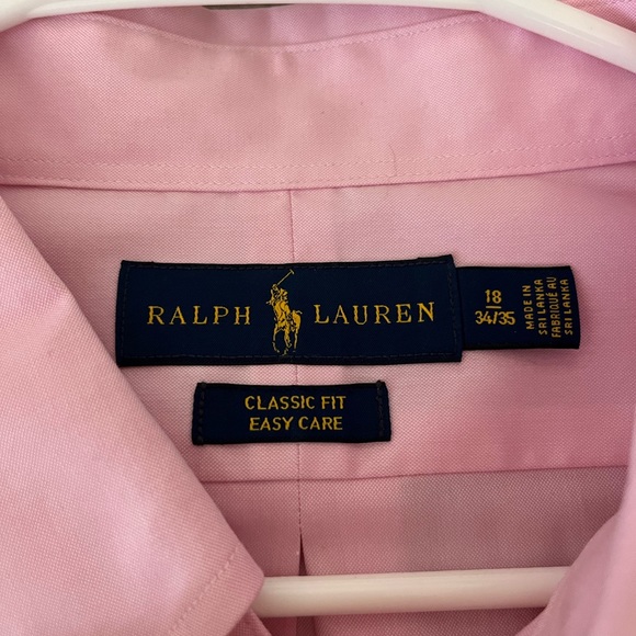 Pink Polo Button Down Shirt - Picture 3 of 4